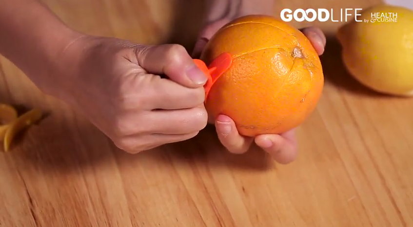 รีวิวอุปกรณ์ปอกเปลือกส้ม 